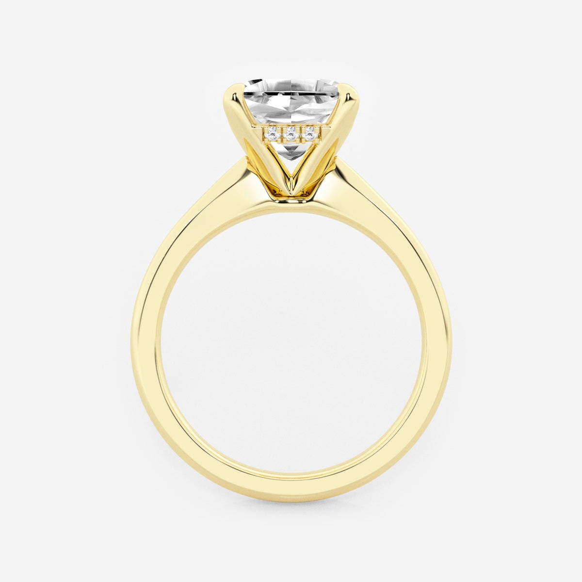 Esme - Hidden Halo Design Engagement Ring