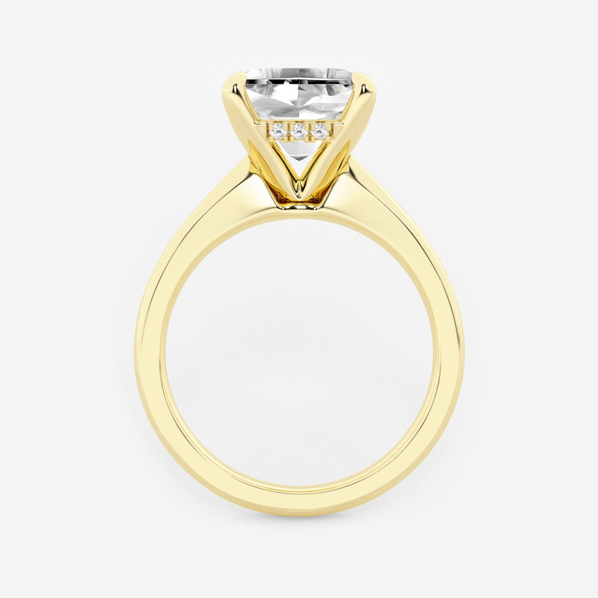 Esme - Hidden Halo Design Engagement Ring