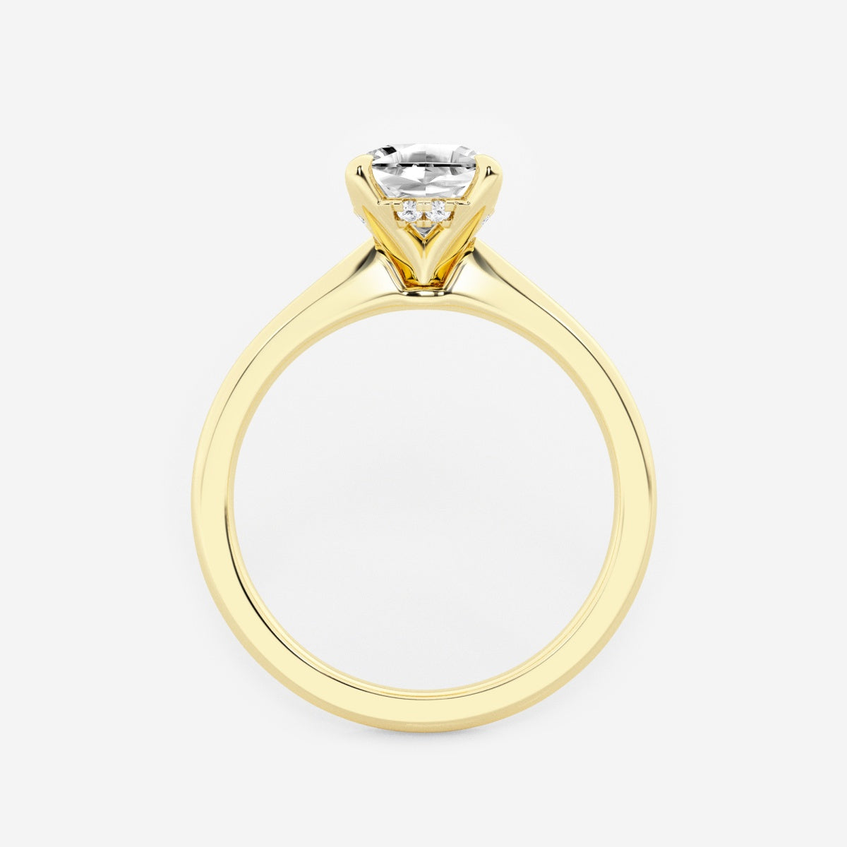 Esme - Hidden Halo Design Engagement Ring