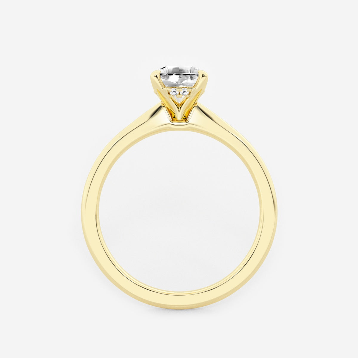 Esme - Hidden Halo Design Engagement Ring