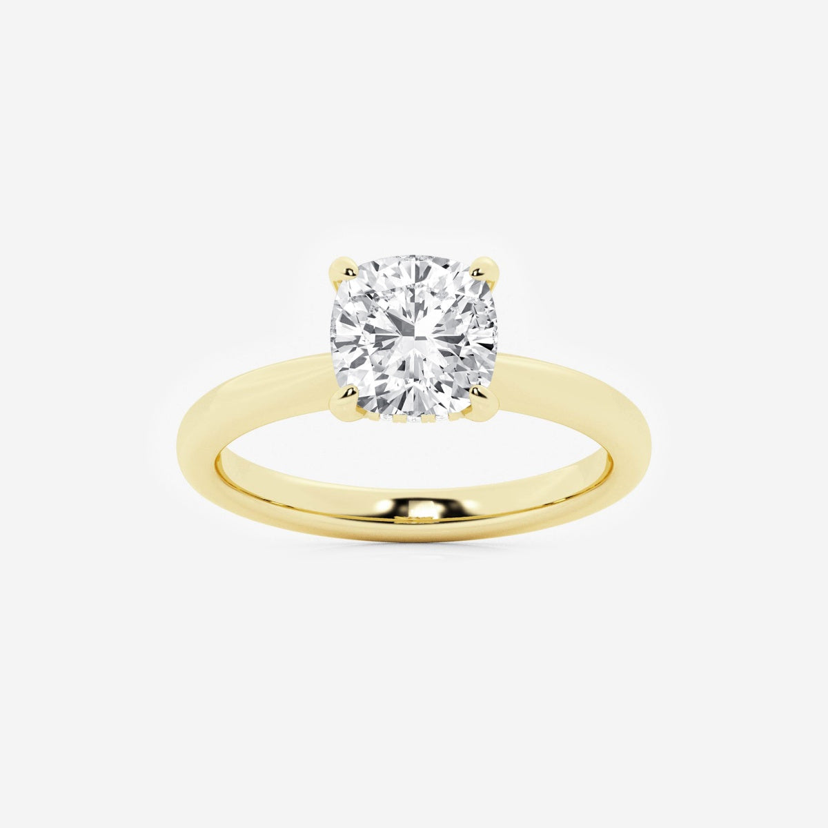 Esme - Hidden Halo Design Engagement Ring