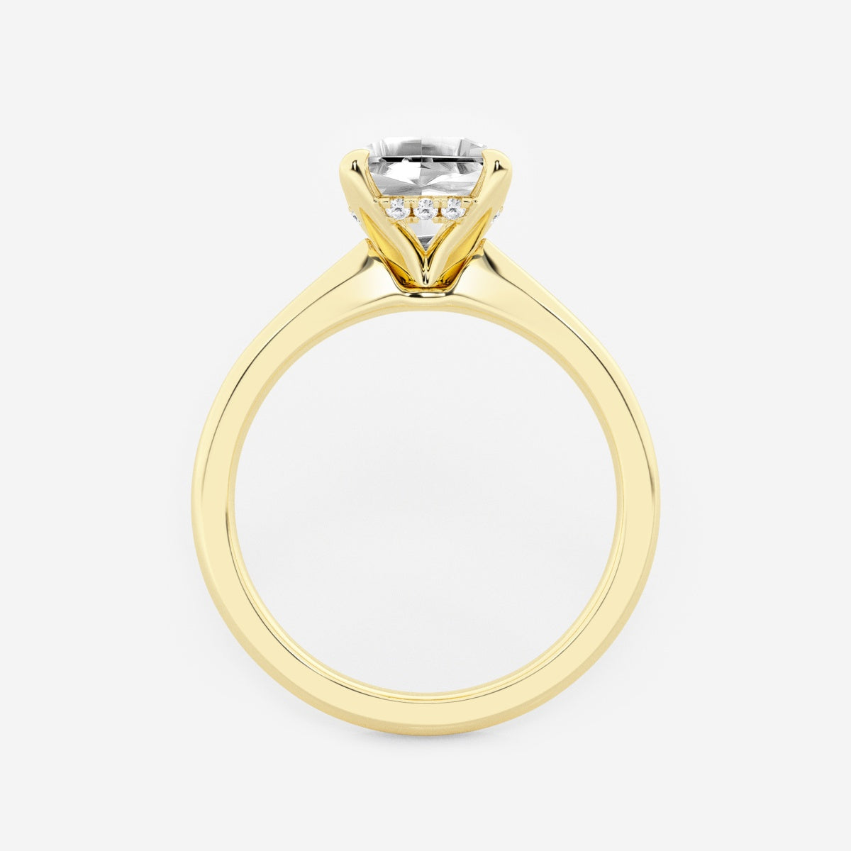 Esme - Hidden Halo Design Engagement Ring