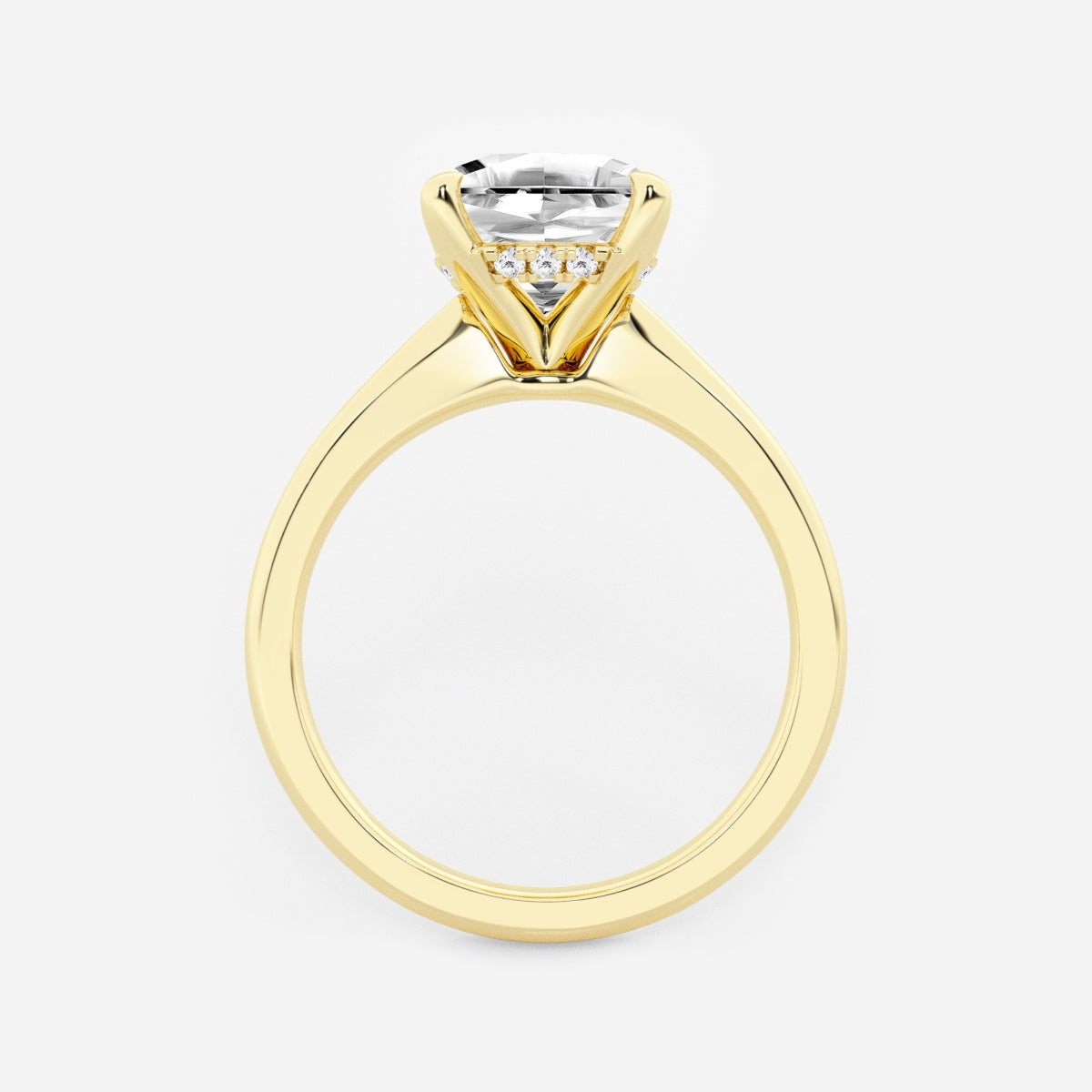 Esme - Hidden Halo Design Engagement Ring