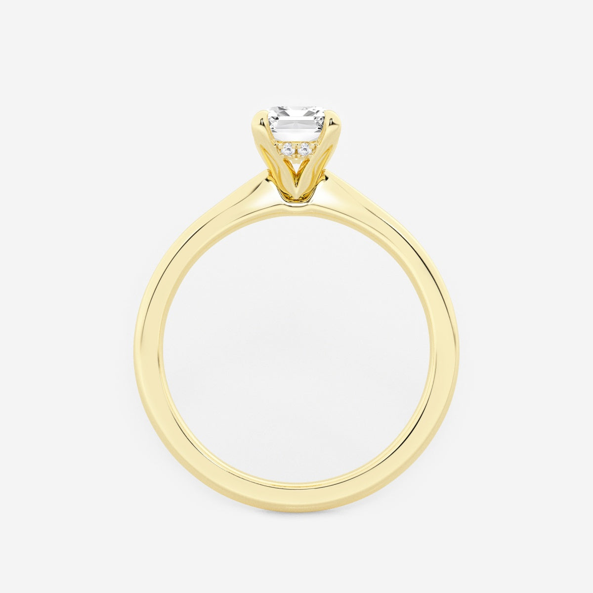 Esme - Hidden Halo Design Engagement Ring