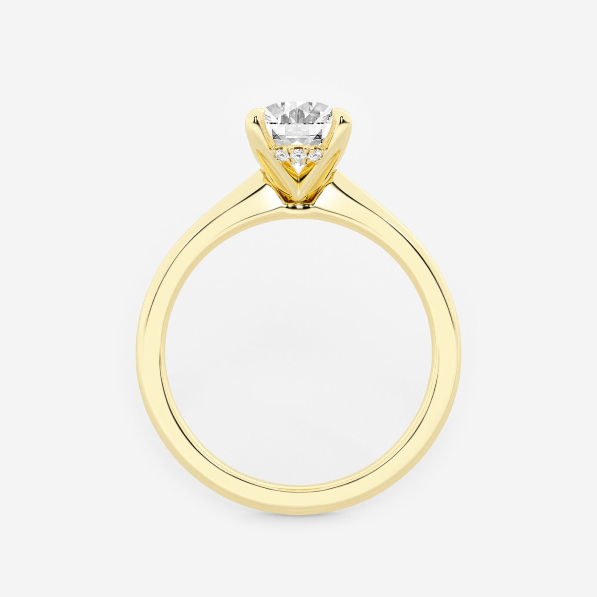 Esme - Hidden Halo Design Engagement Ring