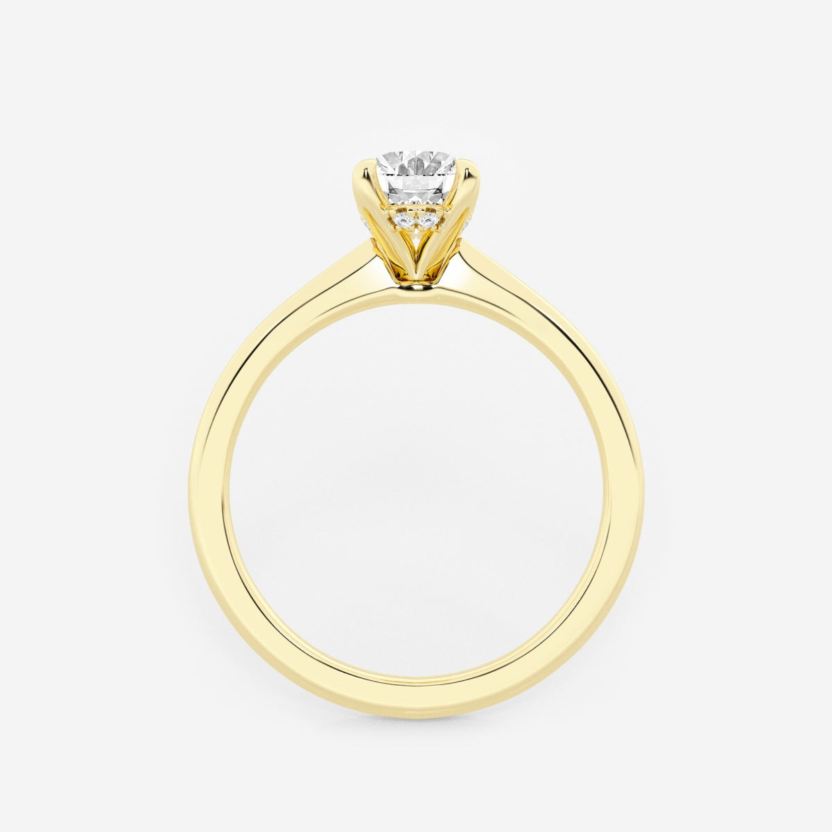 Esme - Hidden Halo Design Engagement Ring