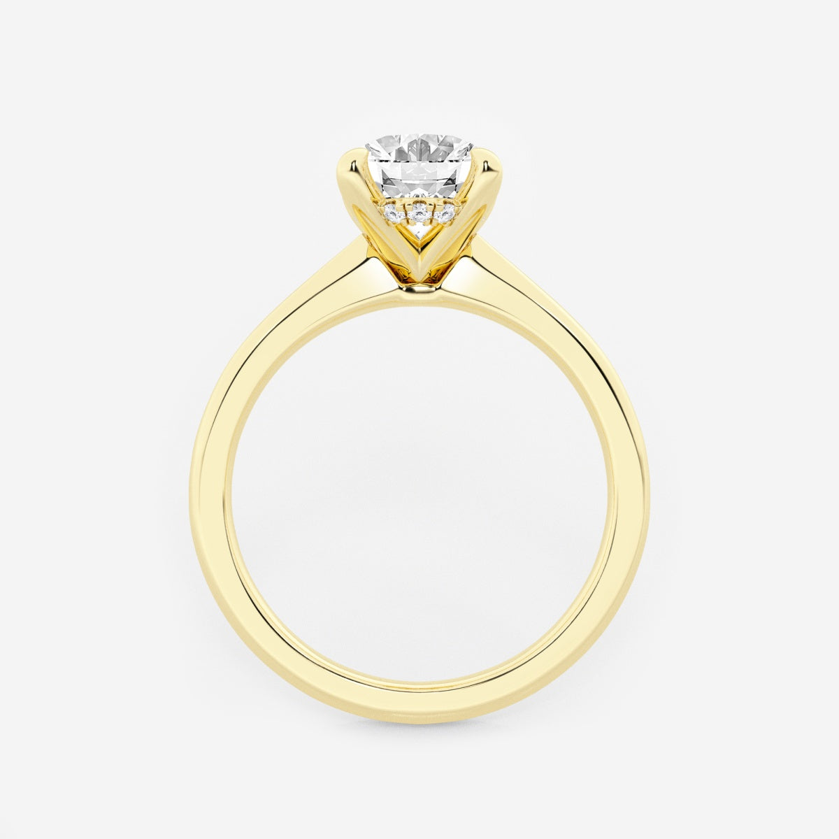 Esme - Hidden Halo Design Engagement Ring