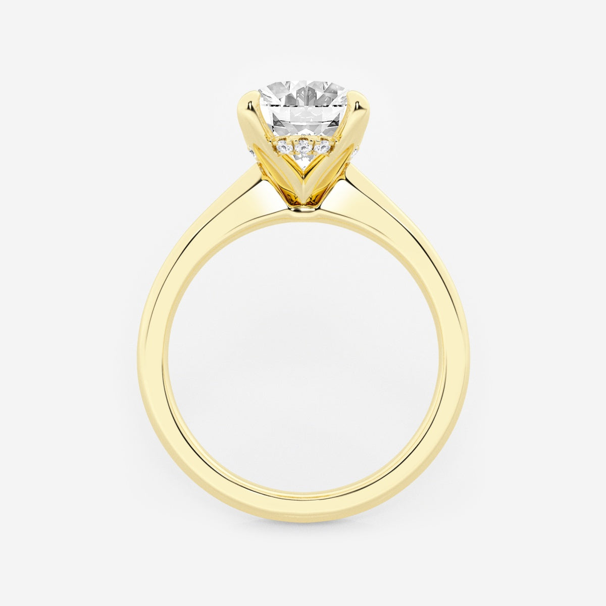 Esme - Hidden Halo Design Engagement Ring