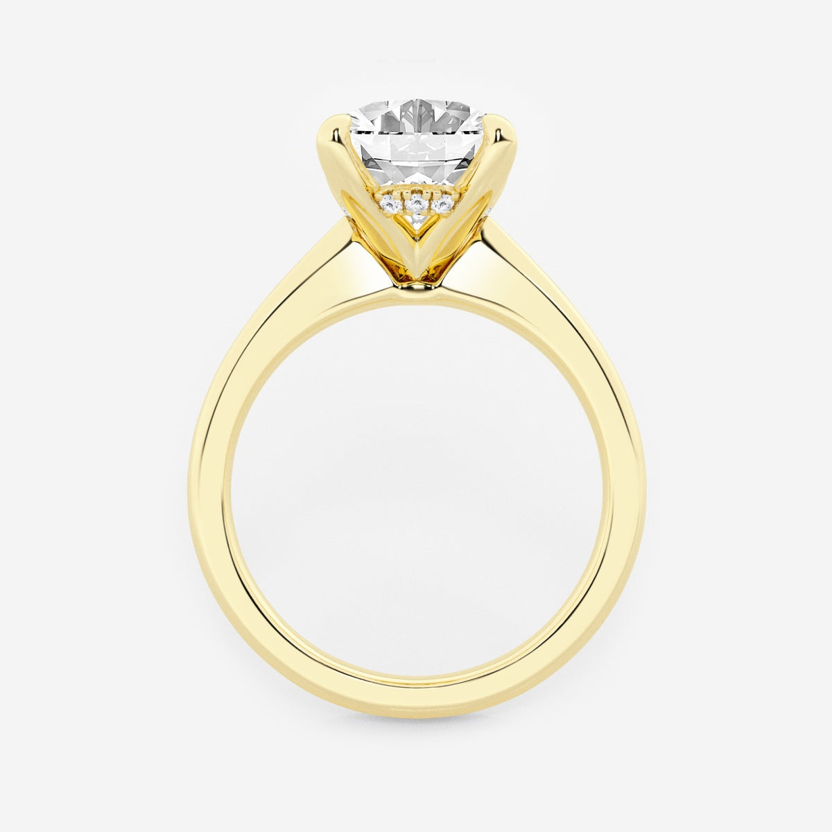 Esme - Hidden Halo Design Engagement Ring