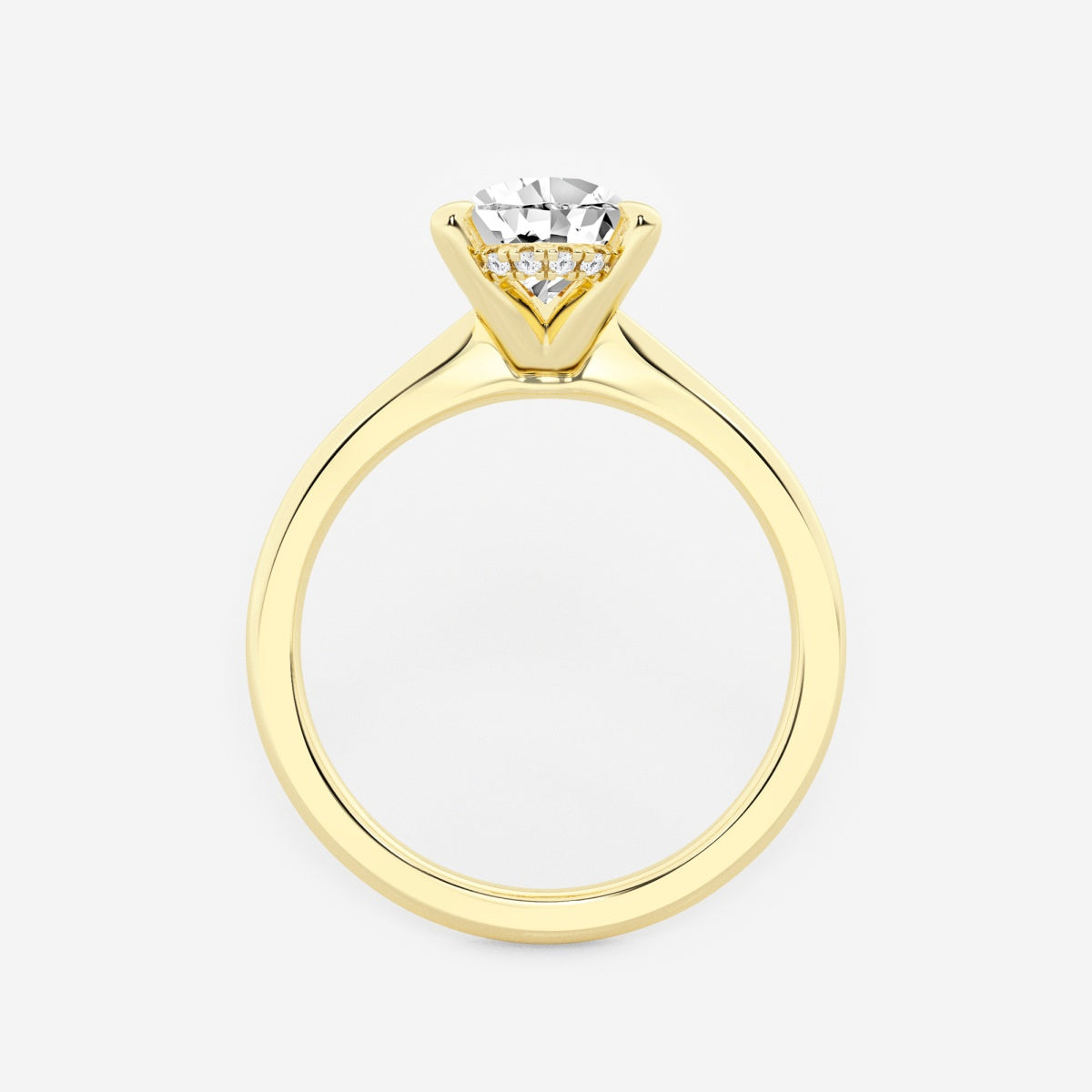 Esme - Hidden Halo Design Engagement Ring