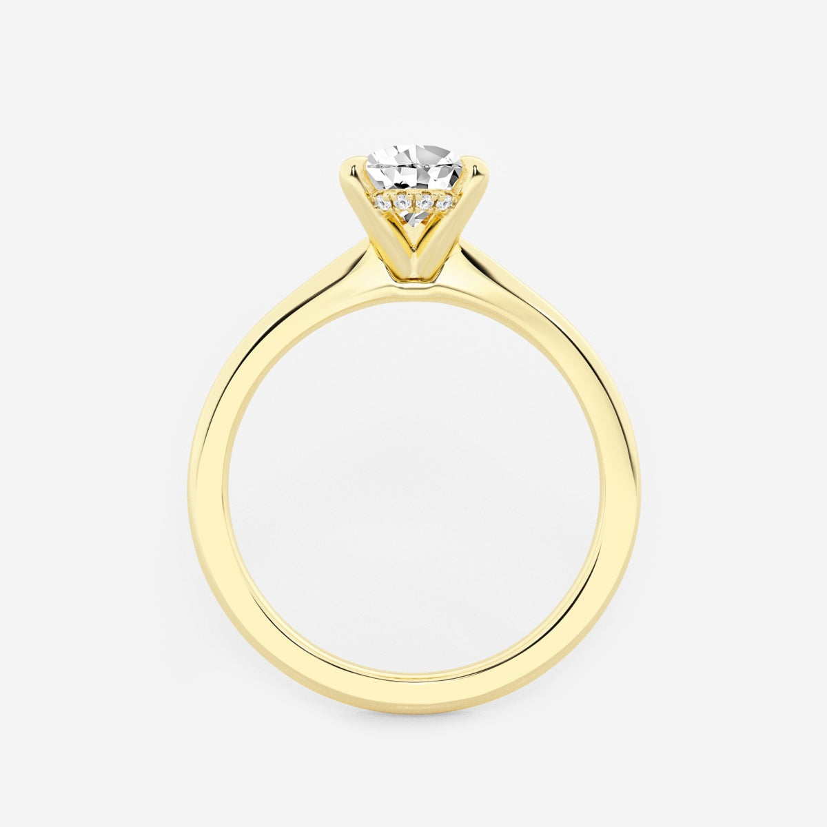 Esme - Hidden Halo Design Engagement Ring