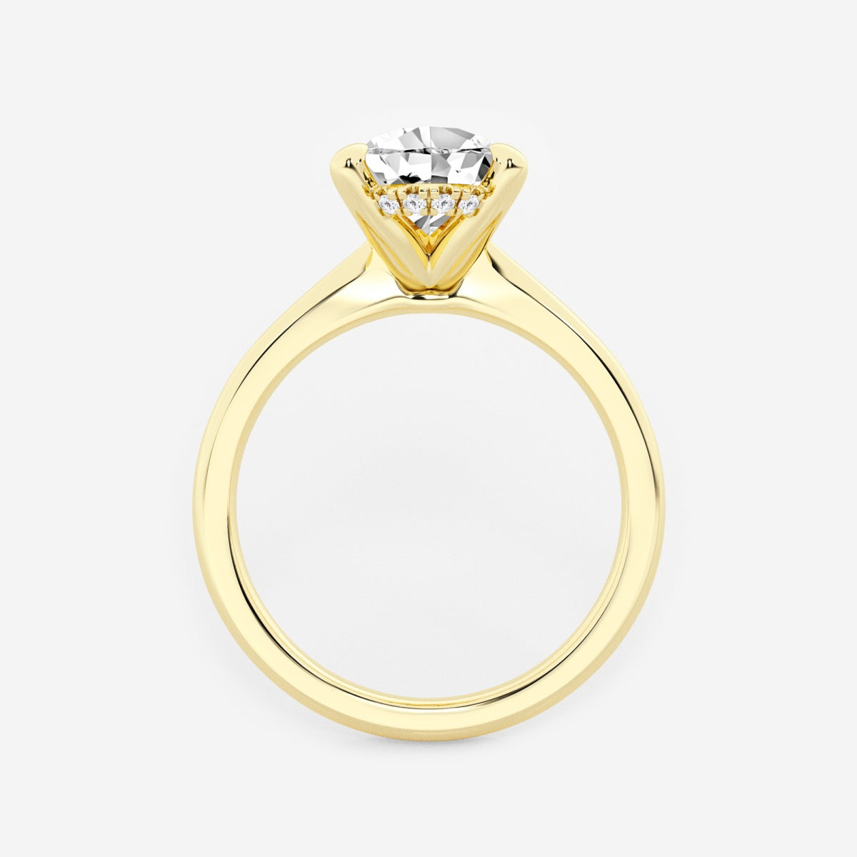 Esme - Hidden Halo Design Engagement Ring