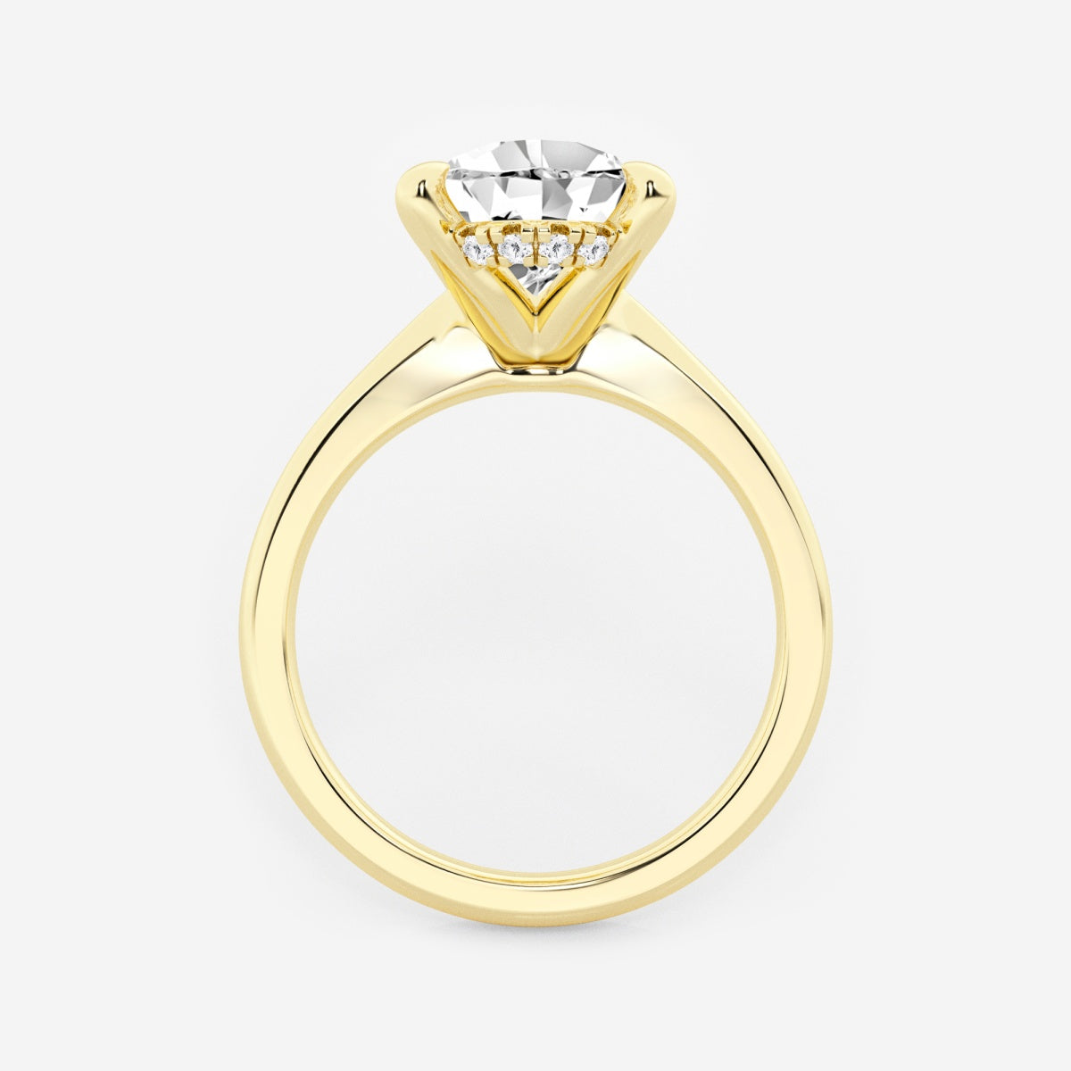 Esme - Hidden Halo Design Engagement Ring