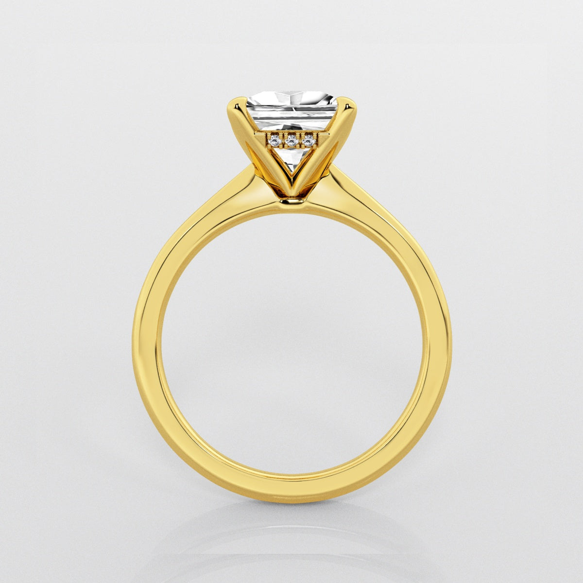 Esme - Hidden Halo Design Engagement Ring