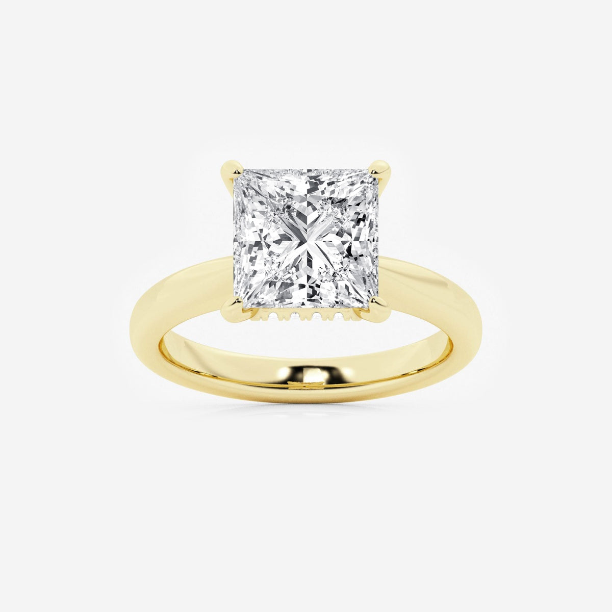 Esme - Hidden Halo Design Engagement Ring