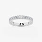 Zuri - Modern Three-Quarter Style Wedding Ring