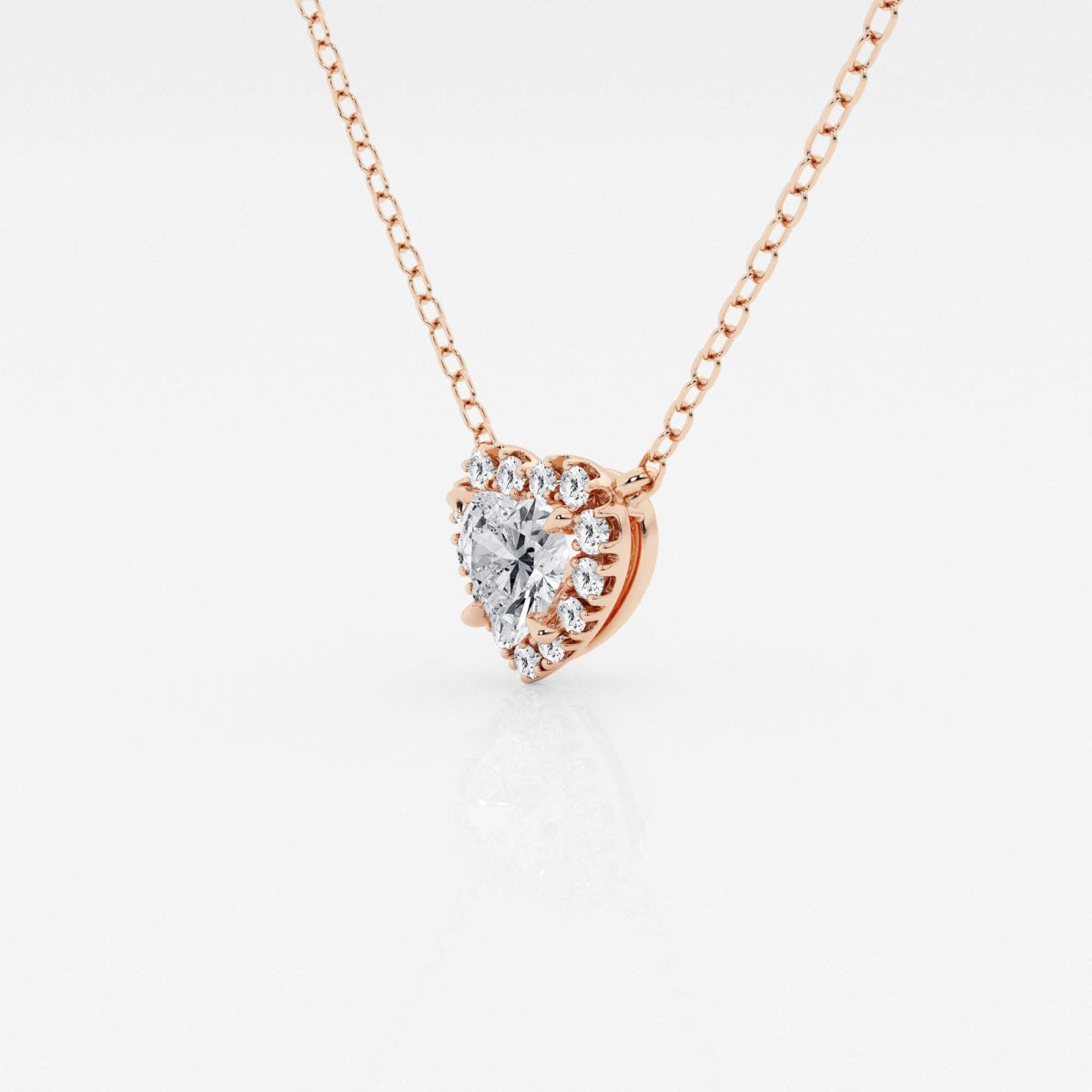 Esme - Timeless Heart Halo Necklaces