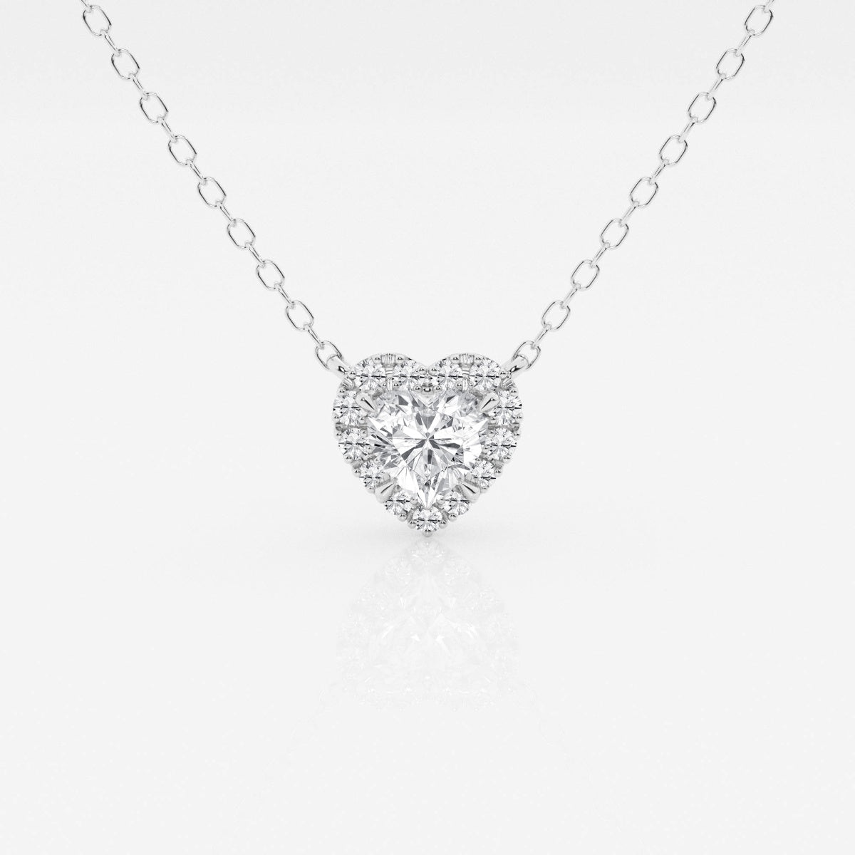 Esme - Timeless Heart Halo Necklaces