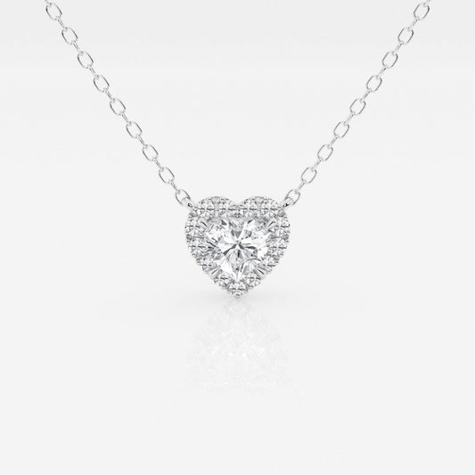 Esme - Timeless Heart Halo Necklaces