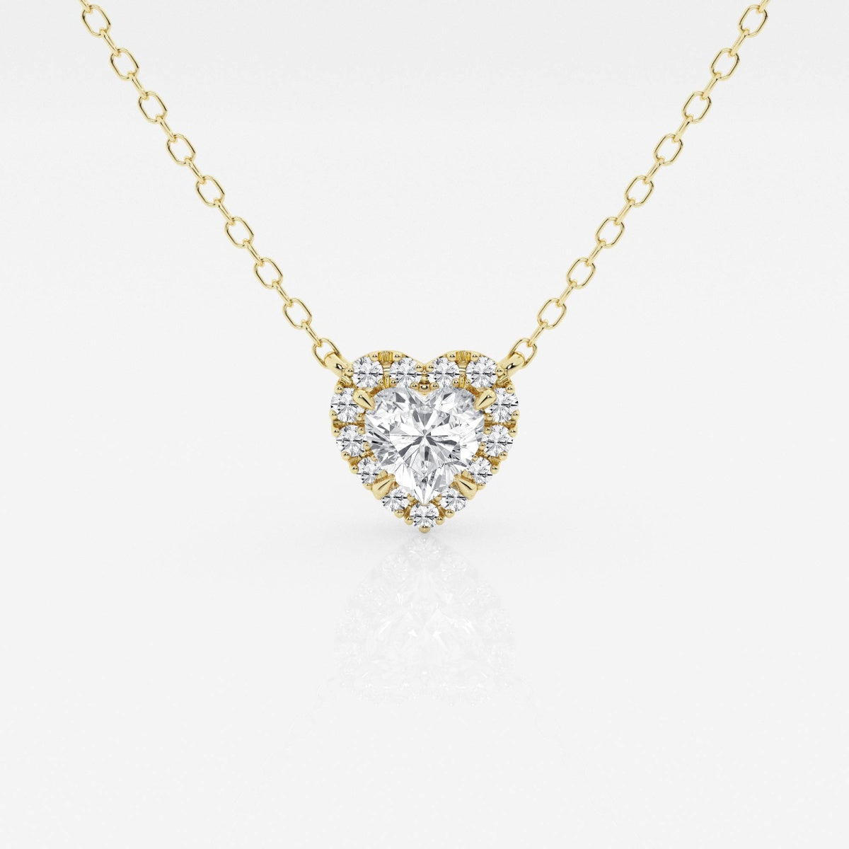 Esme - Timeless Heart Halo Necklaces