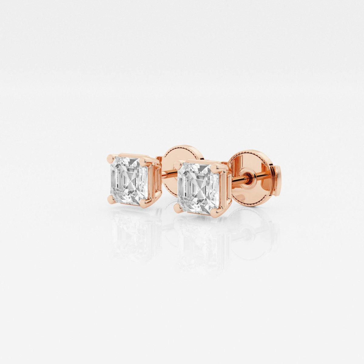 Estelle - Classic Solitaire Design Earrings