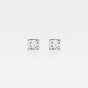 Estelle - Classic Solitaire Design Earrings