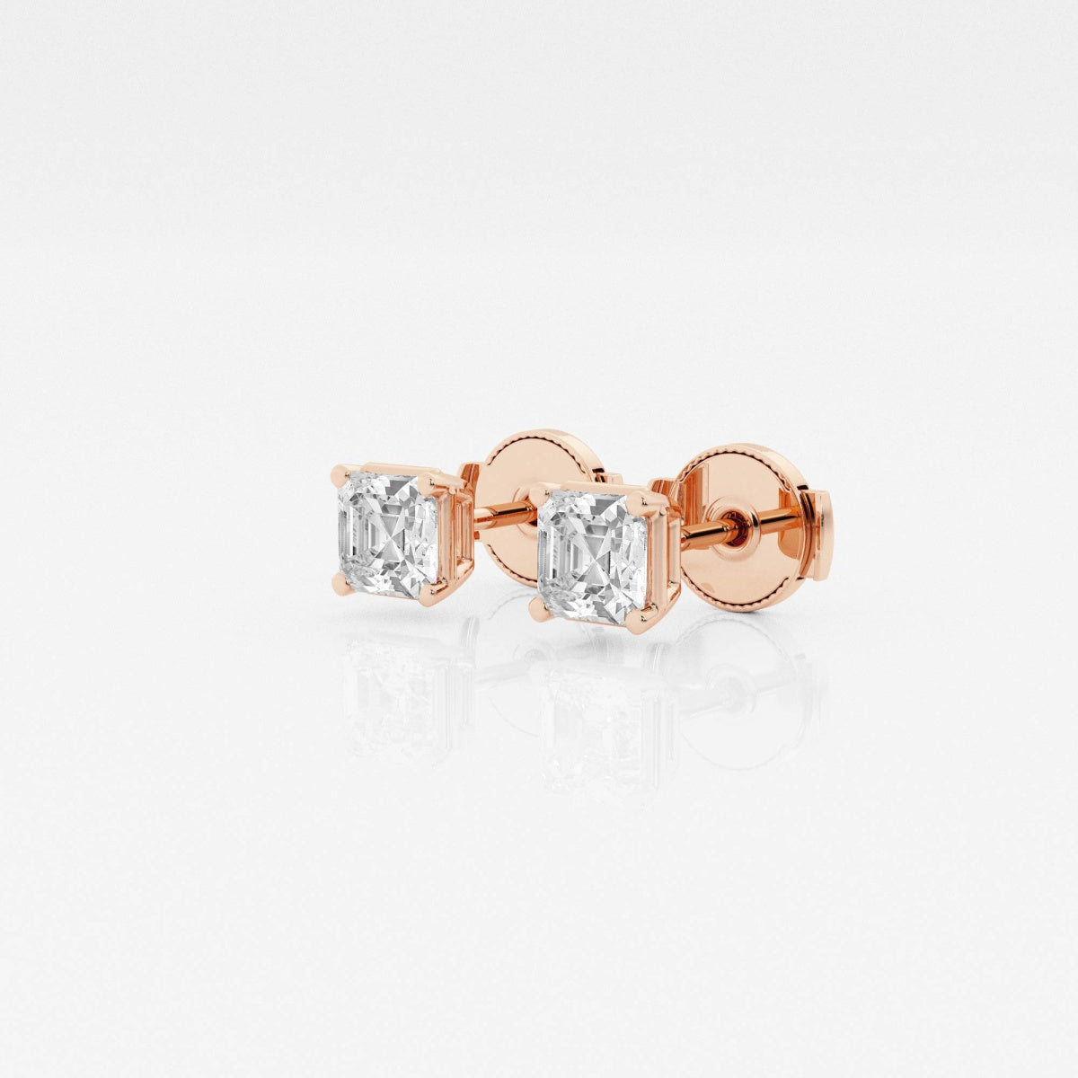 Estelle - Classic Solitaire Design Earrings