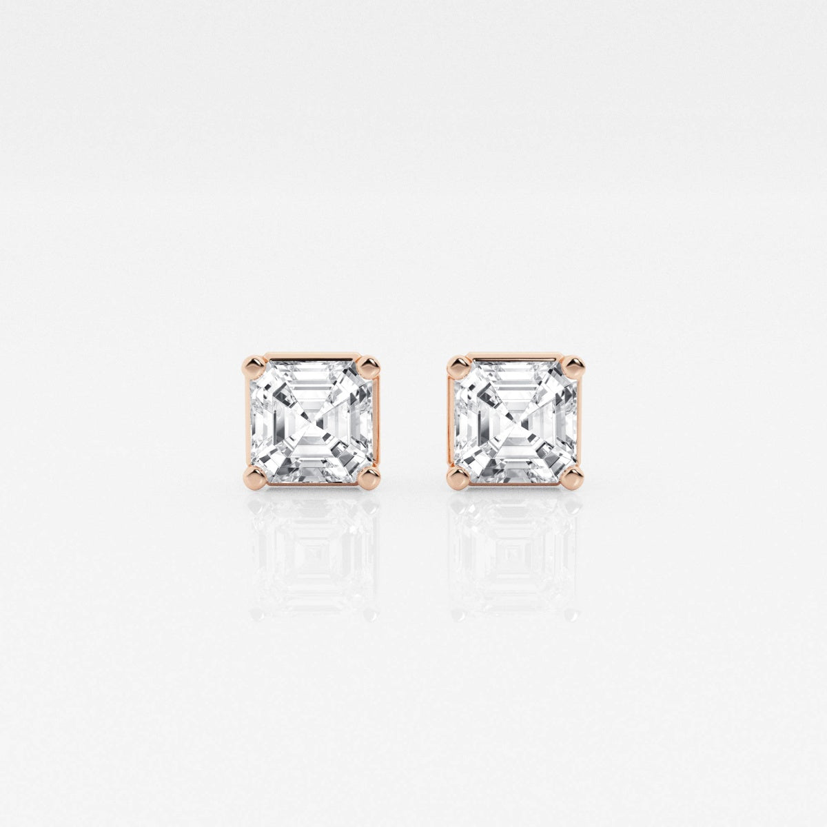 Estelle - Classic Solitaire Design Earrings