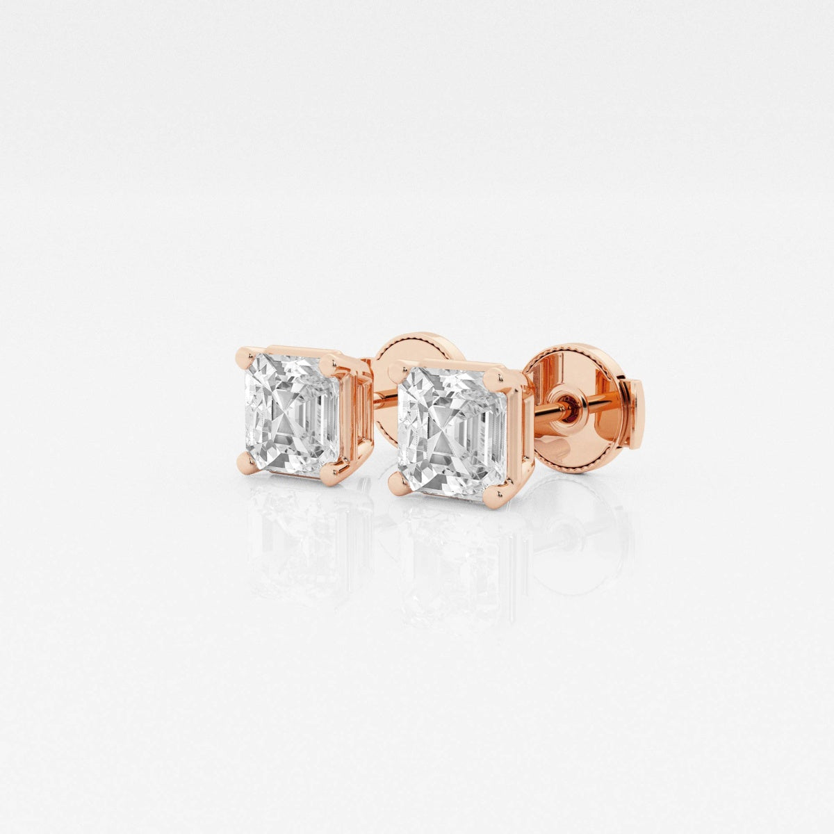 Estelle - Classic Solitaire Design Earrings