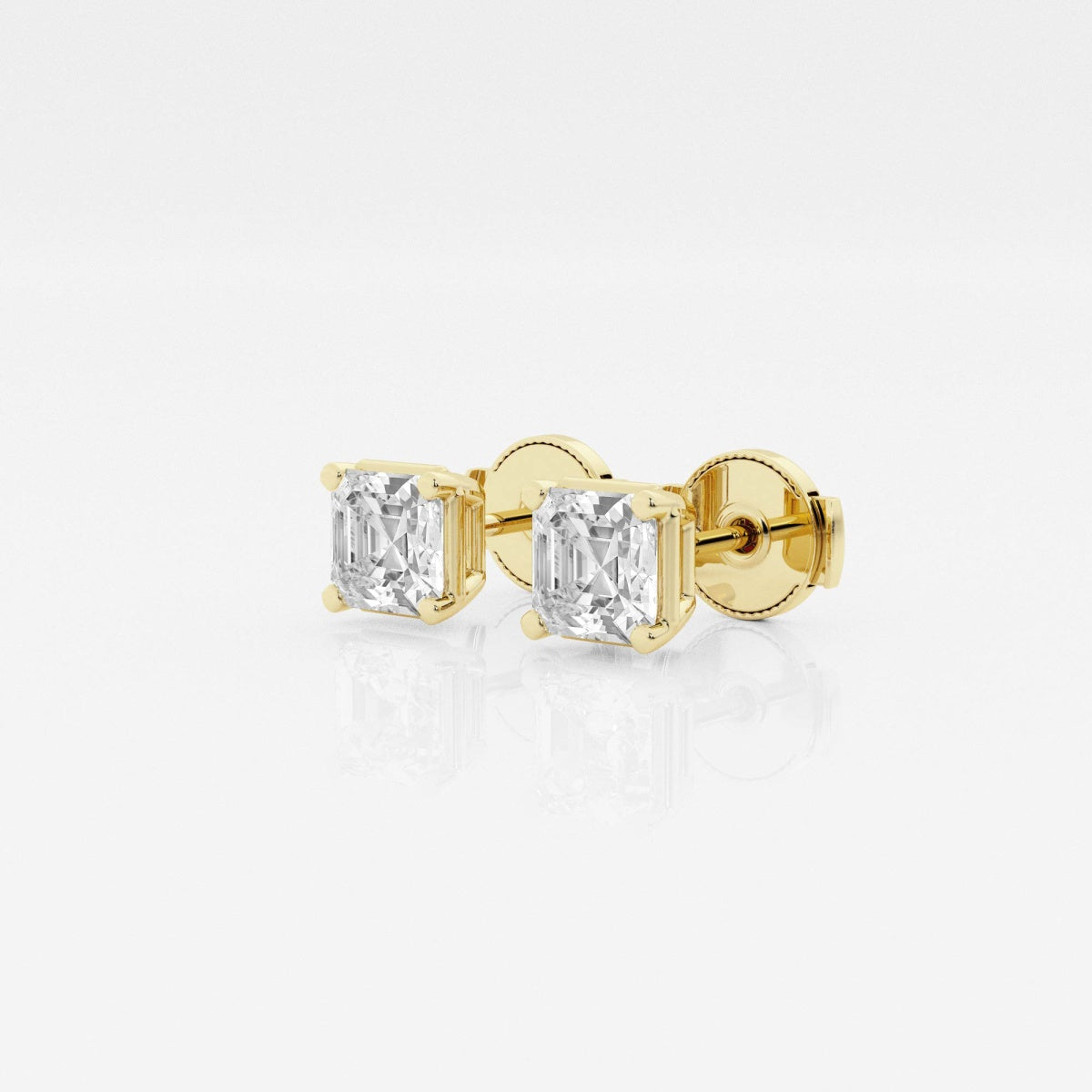 Estelle - Classic Solitaire Design Earrings