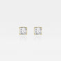 Estelle - Classic Solitaire Design Earrings