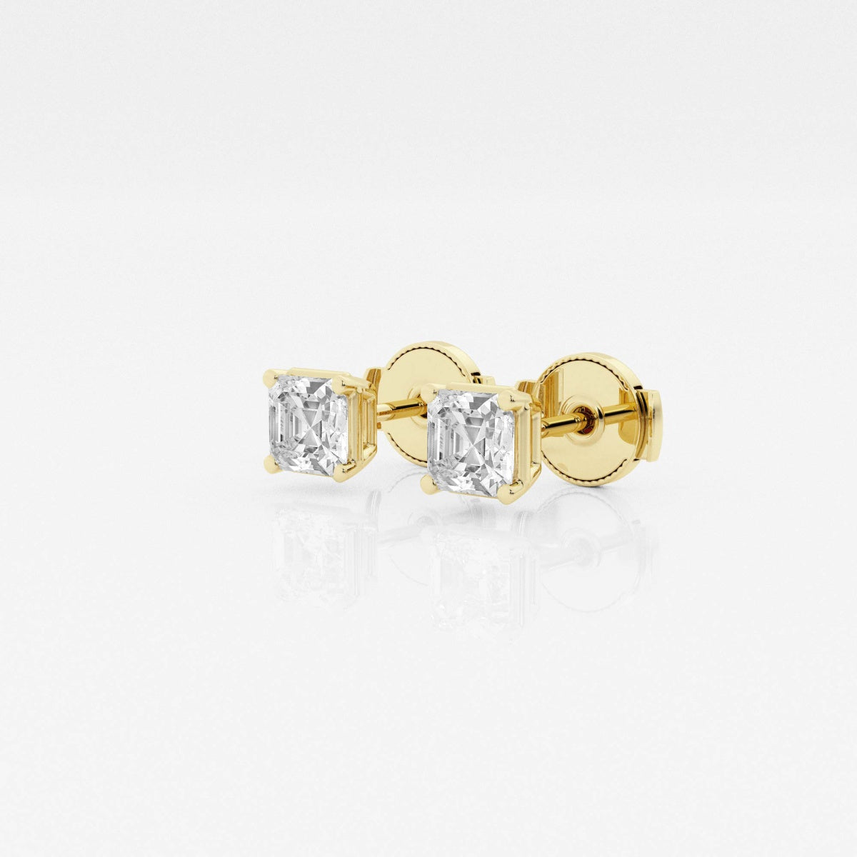 Estelle - Classic Solitaire Design Earrings