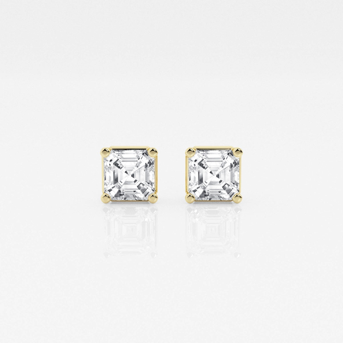 Estelle - Classic Solitaire Design Earrings