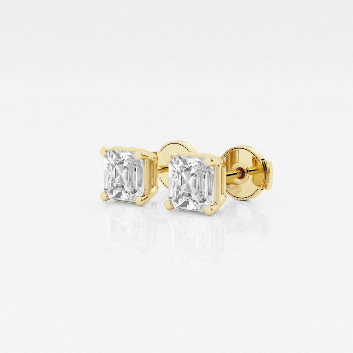 Estelle - Classic Solitaire Design Earrings