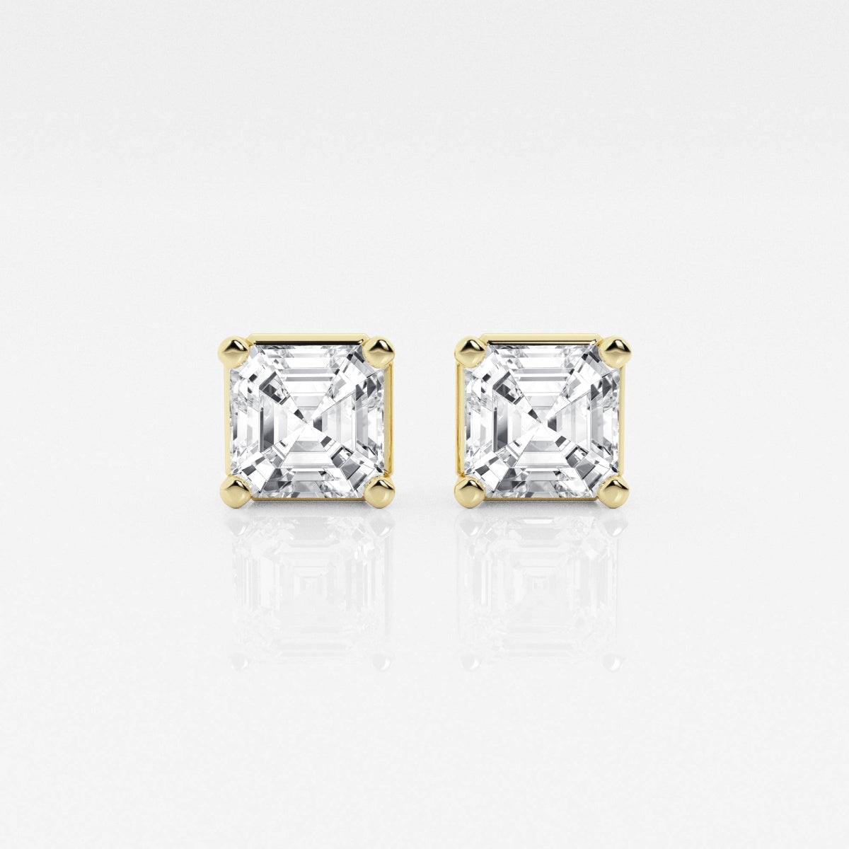 Estelle - Classic Solitaire Design Earrings