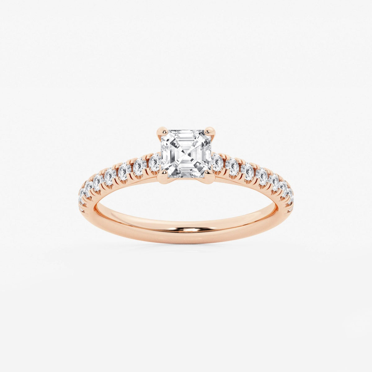 Estelle - French Pave Elegance Engagement Ring