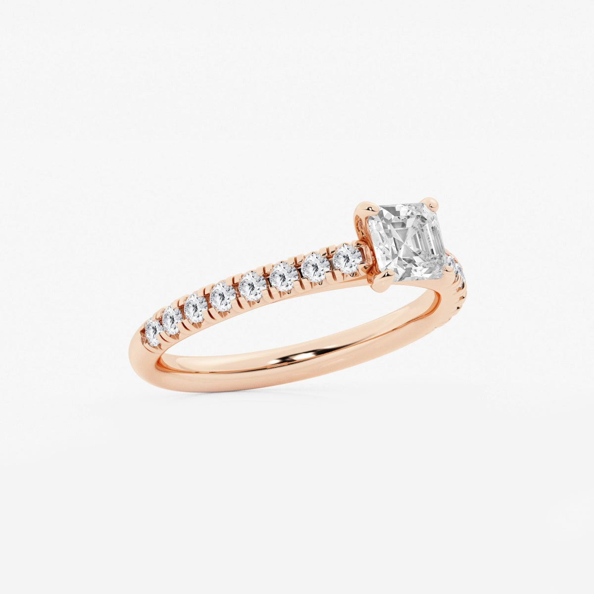 Estelle - French Pave Elegance Engagement Ring