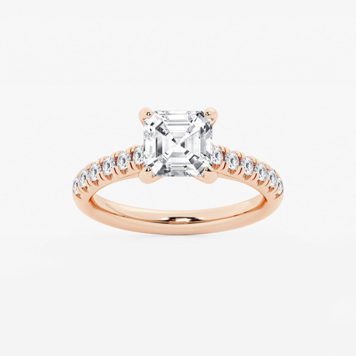 Estelle - French Pave Elegance Engagement Ring