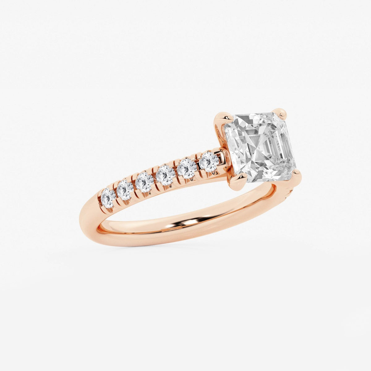 Estelle - French Pave Elegance Engagement Ring