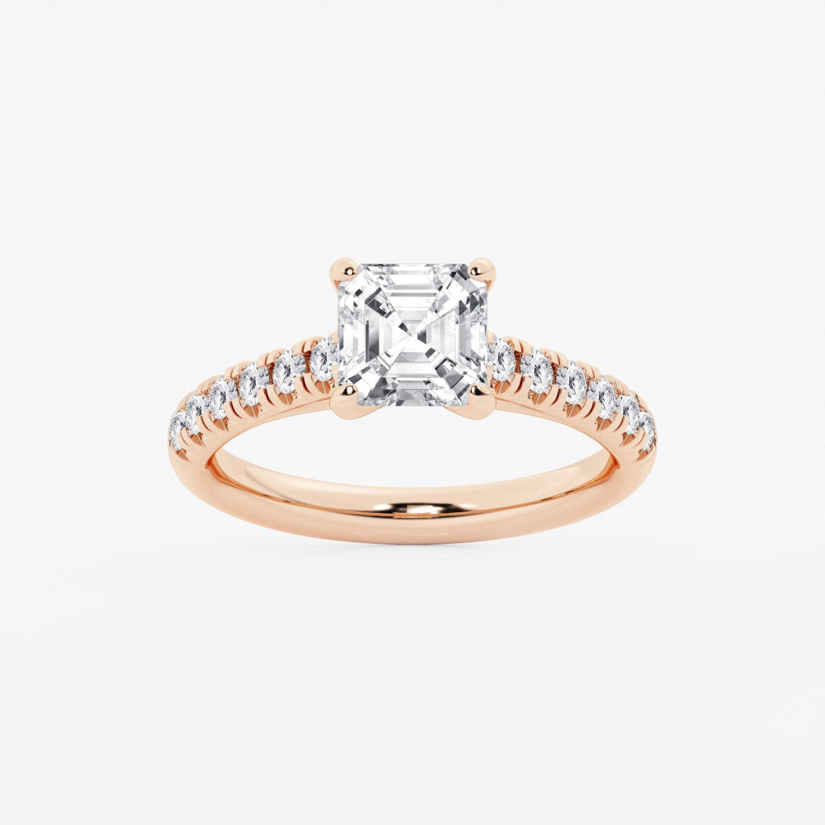 Estelle - French Pave Elegance Engagement Ring