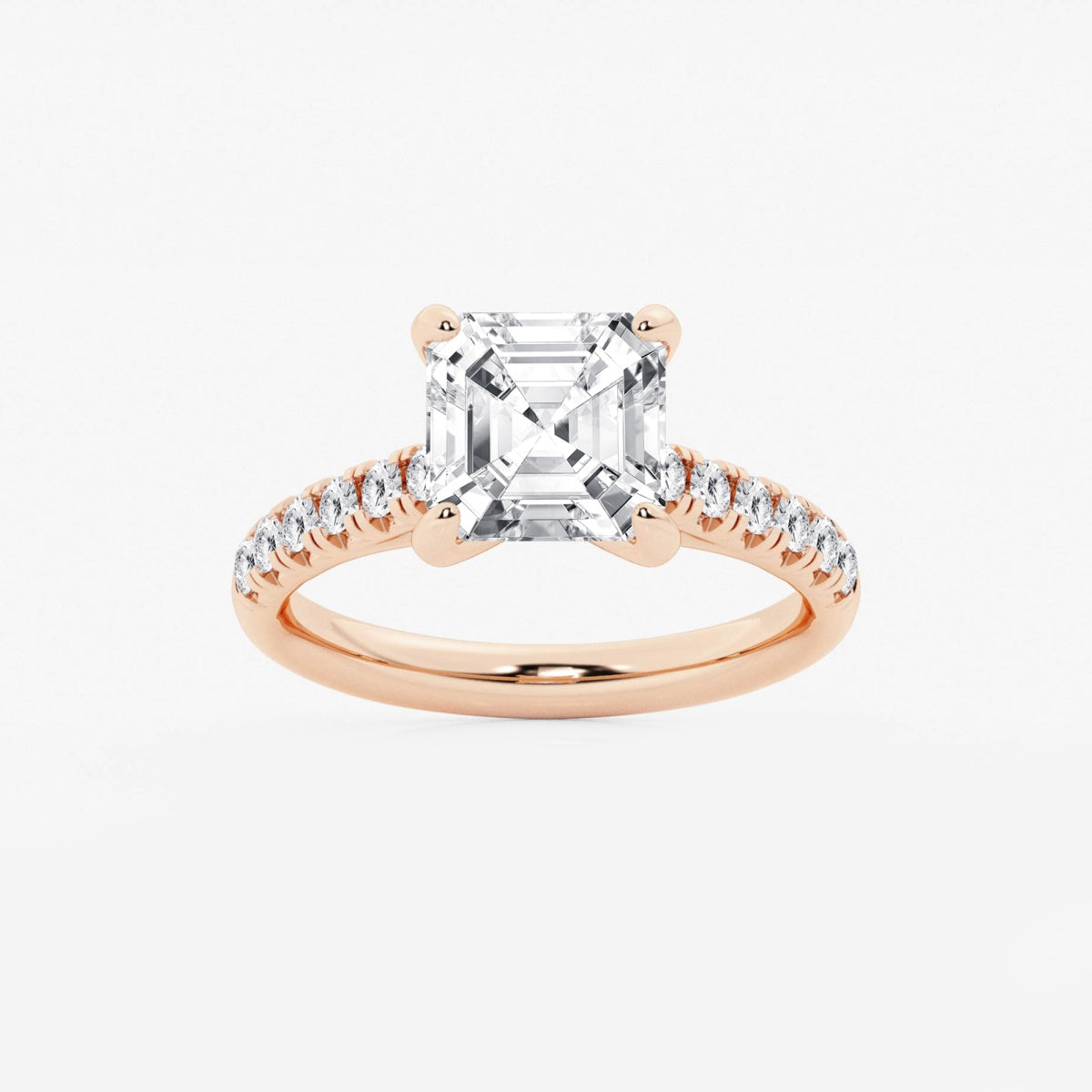 Estelle - French Pave Elegance Engagement Ring