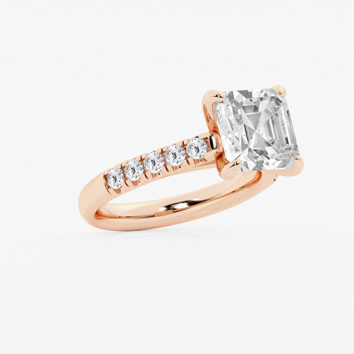 Estelle - French Pave Elegance Engagement Ring