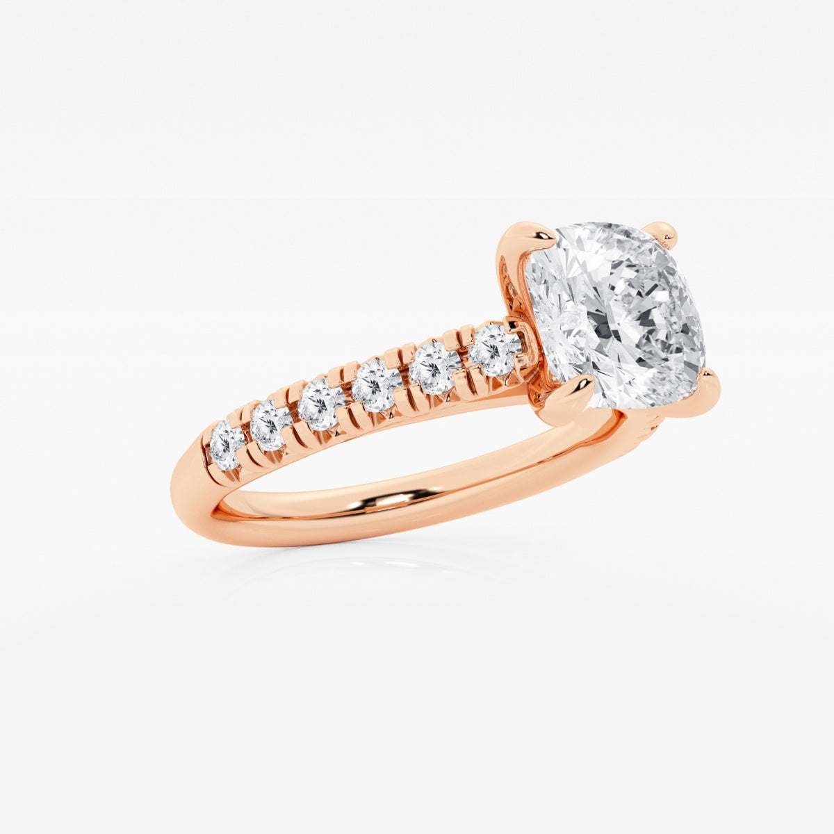 Estelle - French Pave Elegance Engagement Ring