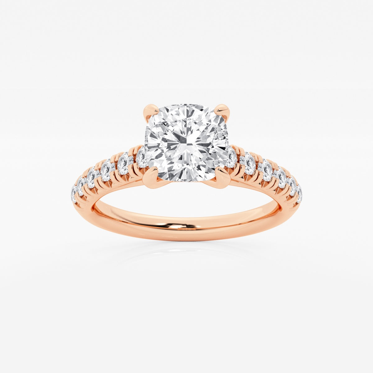 Estelle - French Pave Elegance Engagement Ring