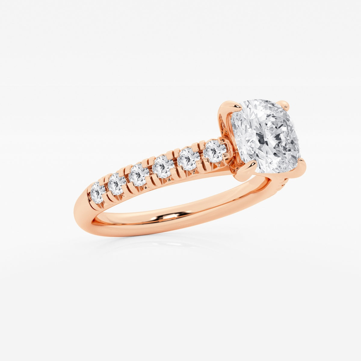 Estelle - French Pave Elegance Engagement Ring