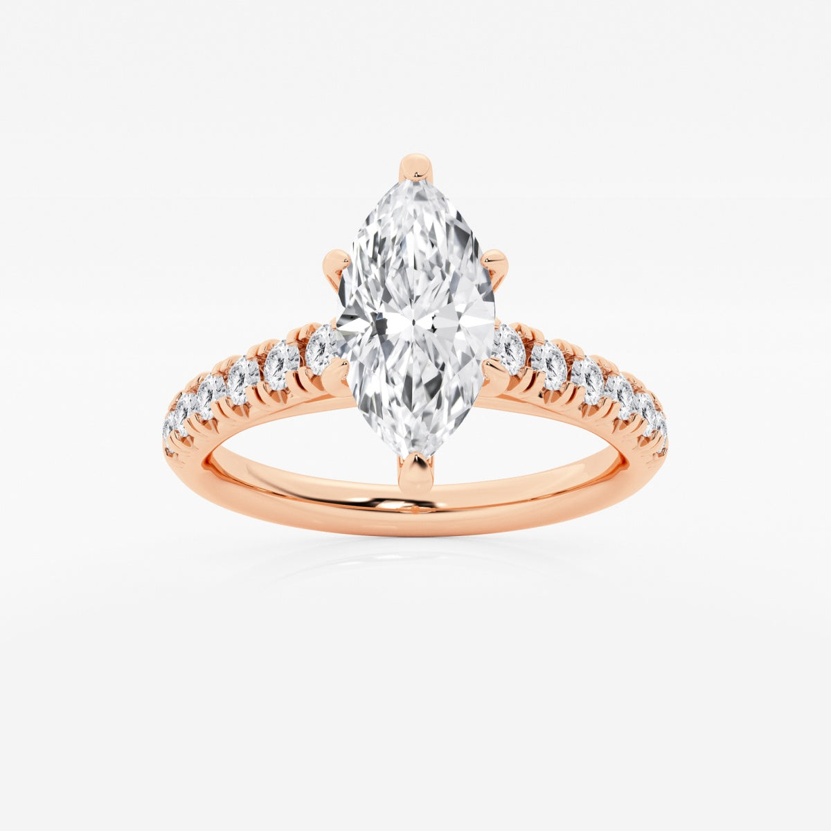 Estelle - French Pave Elegance Engagement Ring