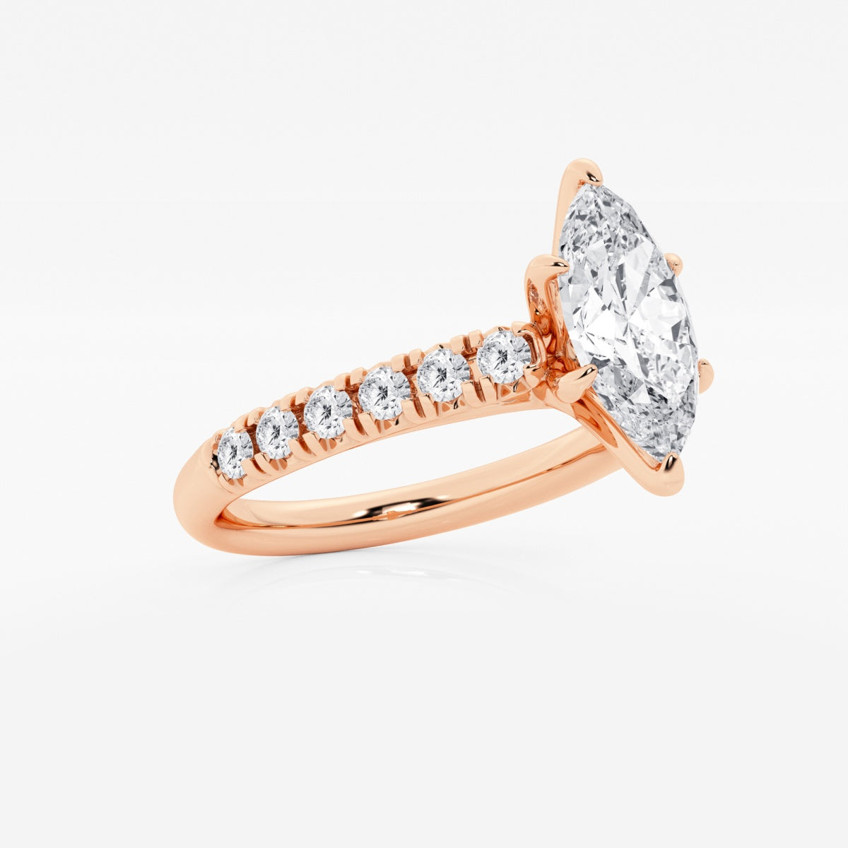 Estelle - French Pave Elegance Engagement Ring