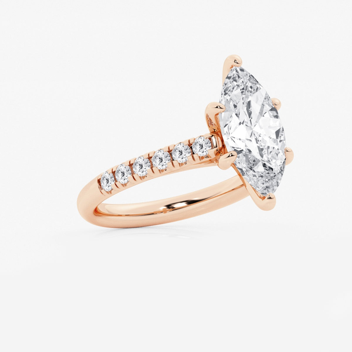 Estelle - French Pave Elegance Engagement Ring