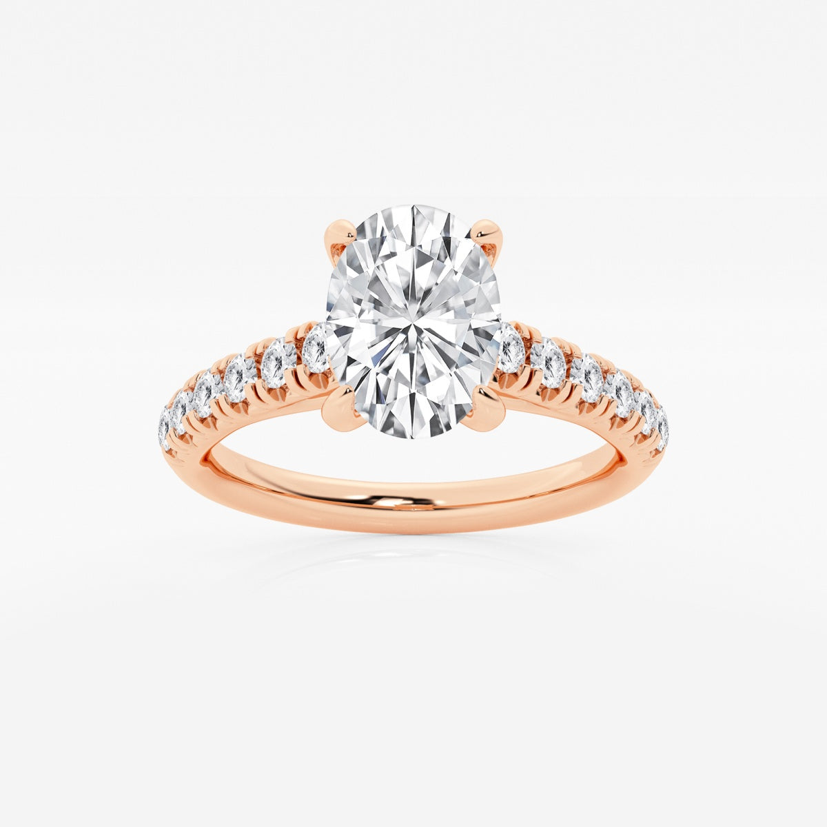 Estelle - French Pave Elegance Engagement Ring