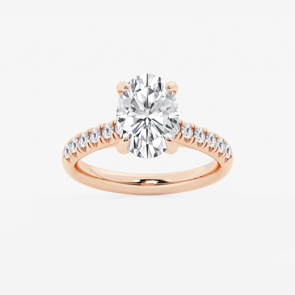 Estelle - French Pave Elegance Engagement Ring